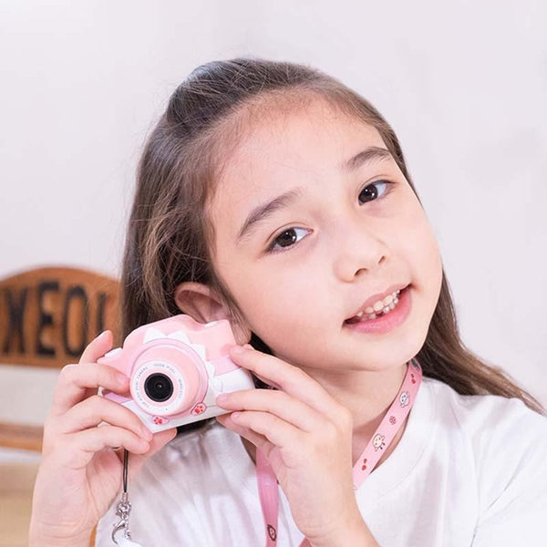 Fun Cartoon Digital Camera For Kids 24Mp Wifi Educational Toys Blue Digital Cameras