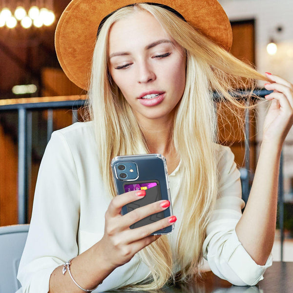 Silicone Card Case Black Pink Cases Covers & Skins