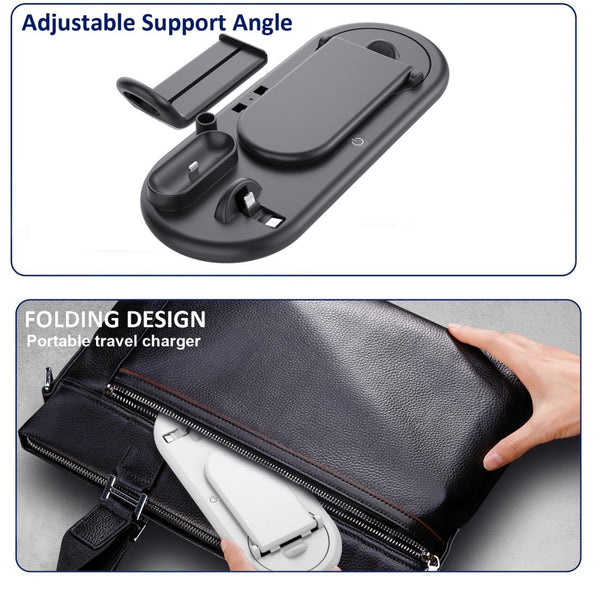 3 In 1 Wireless Charger For Phone Watch And Airpods Chargers & Cradles