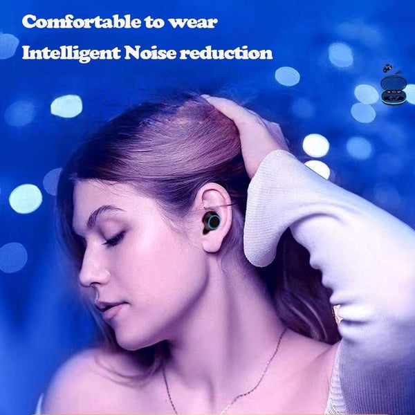 Wireless Bluetooth Earphones With Noise Reduction And Power Bank Function Fluorescent Green Earbuds