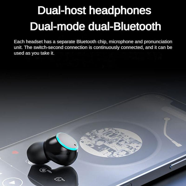 Wireless Bluetooth Earphones With Noise Reduction And Power Bank Function Fluorescent Green Earbuds