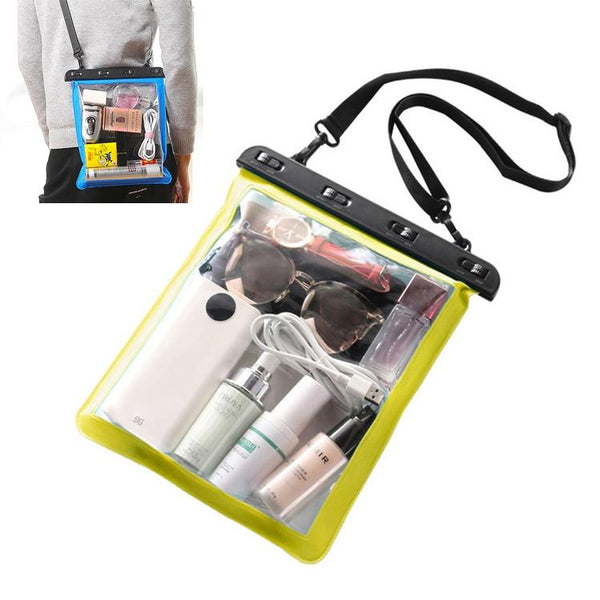 Waterproof Single Shoulder Bag For Mobile Phone Small Objects Multipurpose Design Yellow Other Mobile Accessories