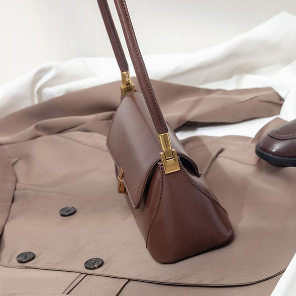 Women Shoulder Bag Red Brown Women's Bags & Handbags