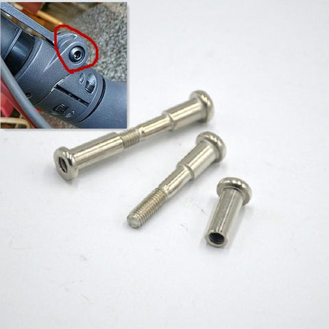 2 Pack Inner Hex Lock Screws For Xiaomi Mijia M365 Electric Scooter White Accessories Parts