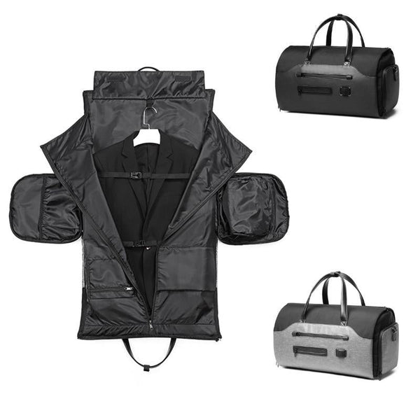 20 Inch Waterproof Foldable Travel Handbag Dark Gray Bags