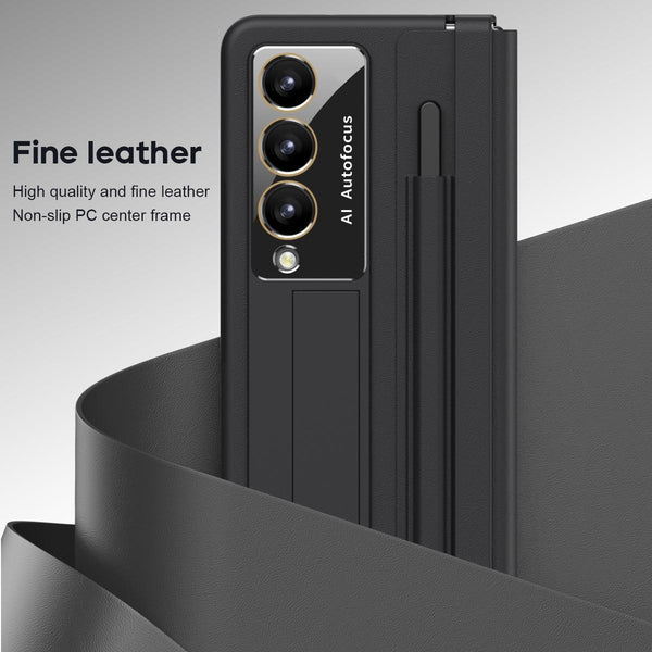 For Samsung Galaxy Z Fold4 5G Full Coverage Pc Case With Pen Black Cases Covers & Skins