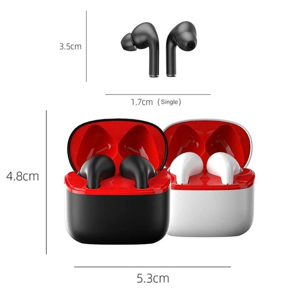 Wireless Sport Earphones With Touch Control And Mic Bluetooth 5.0 Stereo Bass White Earbuds