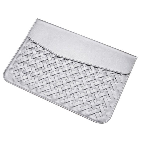 11 Inch Hand Woven Notebook Liner Bag For Computers Silver Laptop Cases & Bags