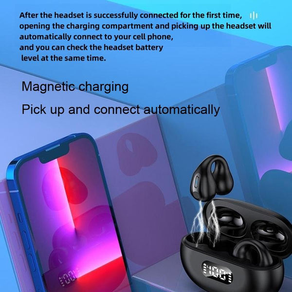 Wireless Noise Cancelling Bluetooth With Led Display Khaki Earbuds