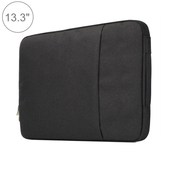 Parallel Universal Denim Laptop Bag For 13.3 Notebooks Fits Macbook Air Pro Portable And Stylish 35.5X26.5X2cm Black Laptop Cases & Bags