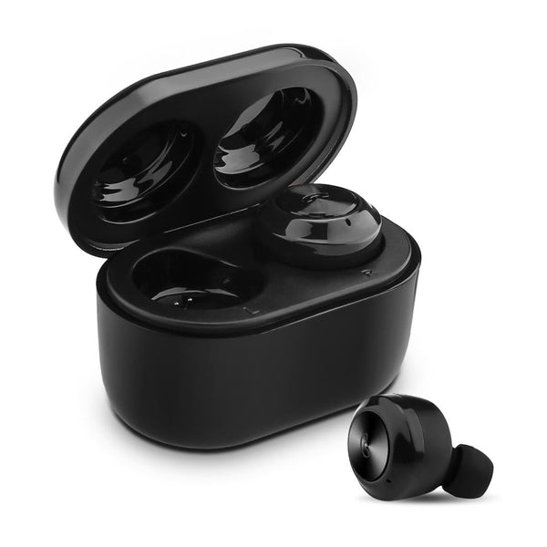 Bluetooth 5.0 Earphones With Magnetic Charging Box Wireless Black Earbuds
