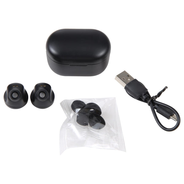 Black A6 True Wireless Plus Charging Box Earbuds