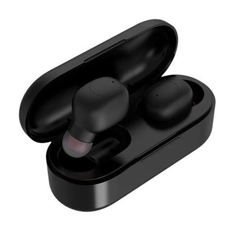 Wireless Sports Bluetooth Earphones Binaural Stereo Black Earbuds