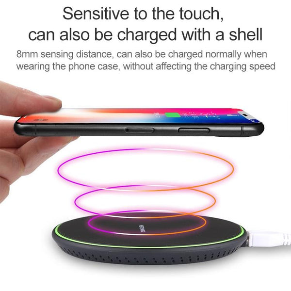 10W Fast Wireless Charger For Android & Iphone Chargers & Cradles