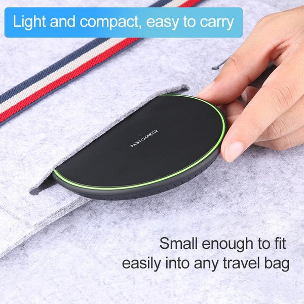 10W Fast Wireless Charger For Android & Iphone Chargers & Cradles