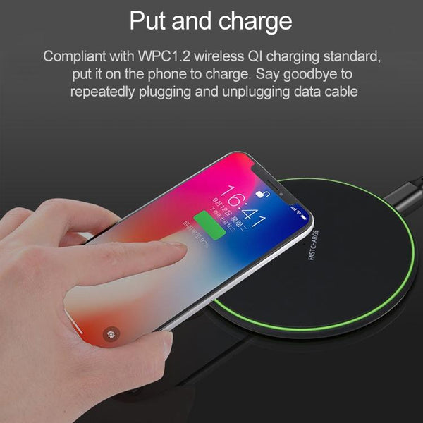 10W Fast Wireless Charger For Android & Iphone Chargers & Cradles