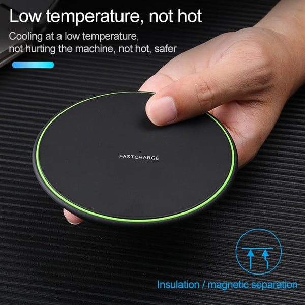 10W Fast Wireless Charger For Android & Iphone Chargers & Cradles