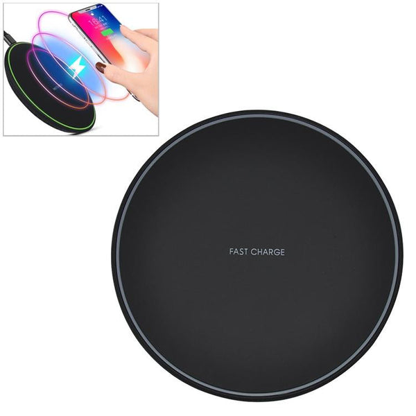 10W Ultra Thin Wireless Charger Black Chargers & Cradles