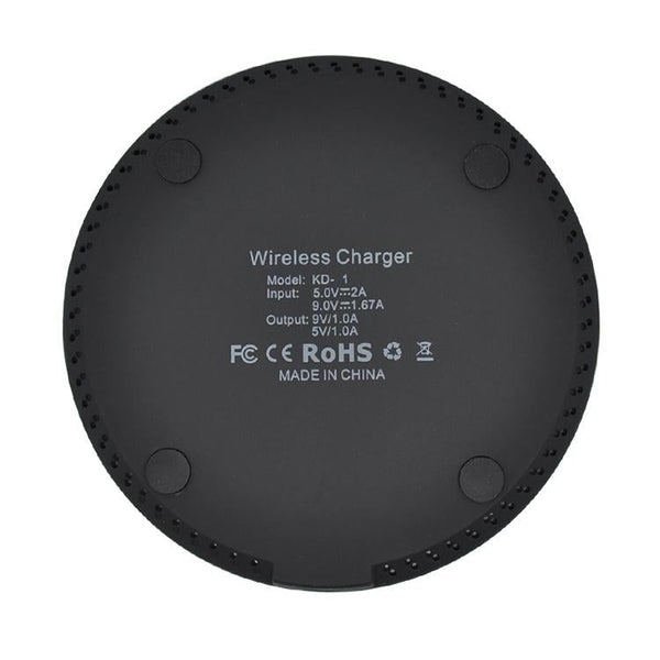 10W Ultra Thin Wireless Charger Black Chargers & Cradles