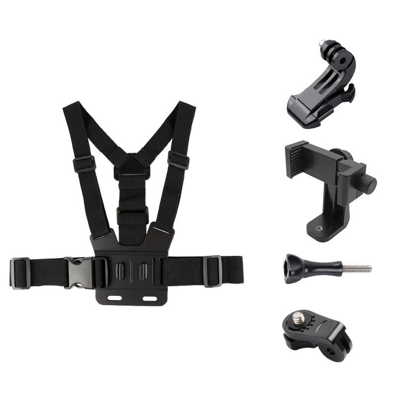 Body Mount Belt With Phone Clamp For Action Cameras And Smartphones Other Camera & Photo Accs