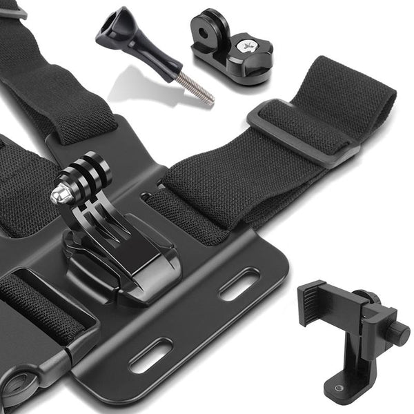 Body Mount Belt With Phone Clamp For Action Cameras And Smartphones Other Camera & Photo Accs