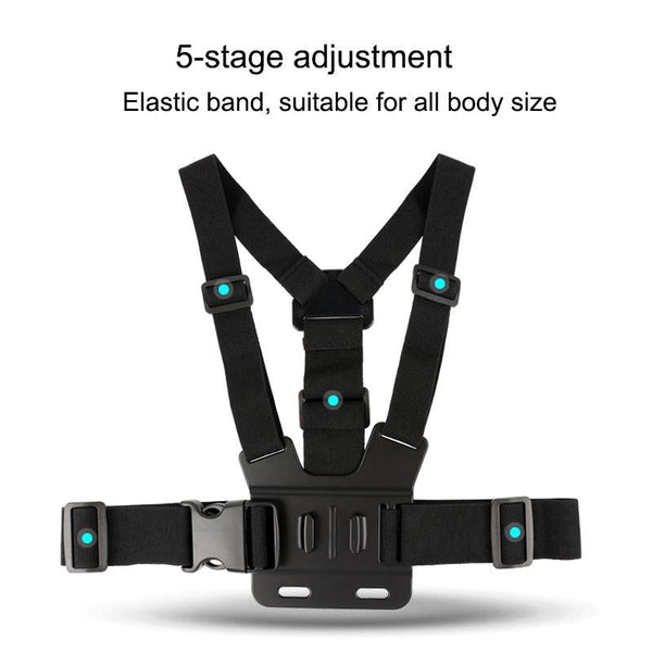 Body Mount Belt With Phone Clamp For Action Cameras And Smartphones Other Camera & Photo Accs