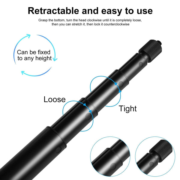 2 Metre Extendable Selfie Stick For Insta360 One Rs X2 X3 X4 Audio Video Accessories Selfie Sticks