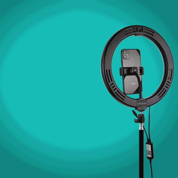 10.2 Rgbw Led Ring Light Kit With Tripod Remote And Phone Clamp Other Lighting & Studio