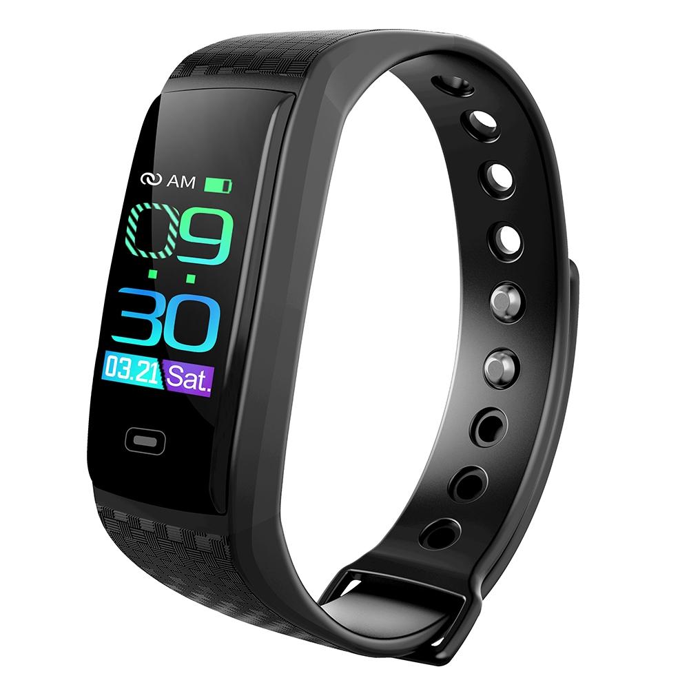 Smart Bracelet With Call Reminder Heart Rate Sleep Monitoring Ip67 Waterproof Black Smart Watches