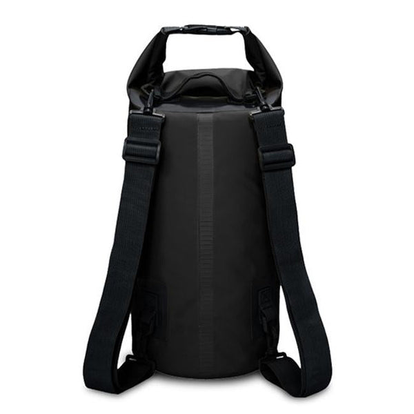 Waterproof Dual Shoulder Dry Bag 50L Capacity Black Dry Bags