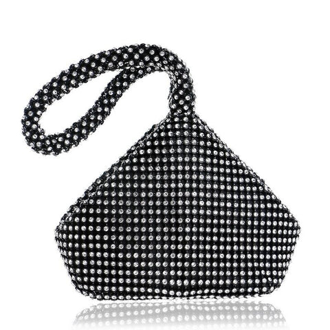 Diamond Handbag Stylish Design Rhinestone Embellishments Fashion Banquets Parties Black Women's Bags & Handbags