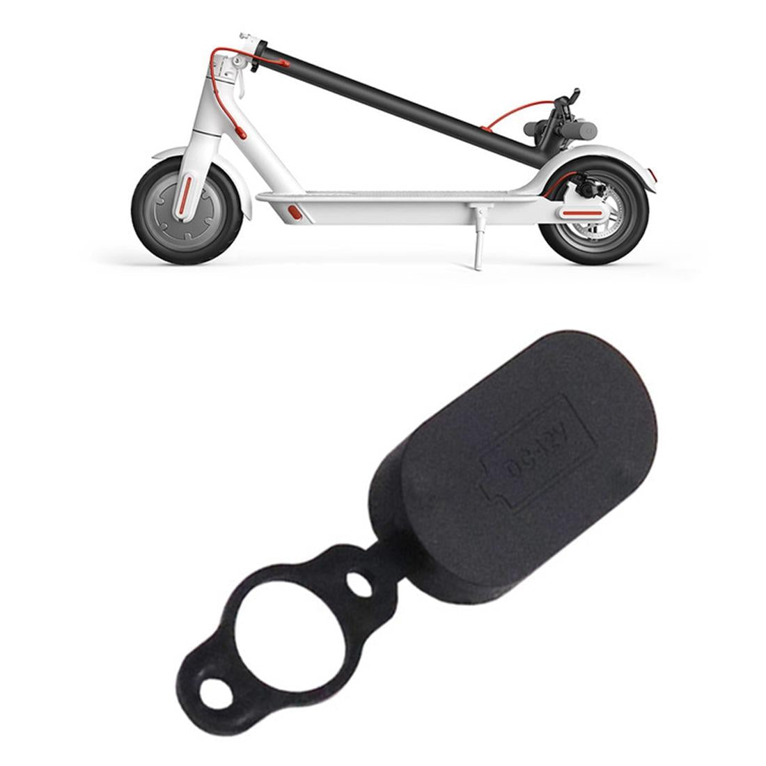 4 Pack Silicone Charging Port Covers For Xiaomi Mijia M365 Electric Scooter Black Accessories Parts