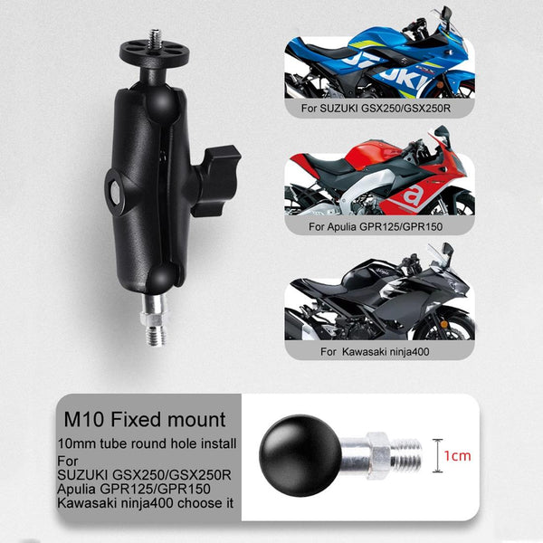 Universal 6Cm Motorcycle Mount For Action Cameras Bike Camera Holders Mounts
