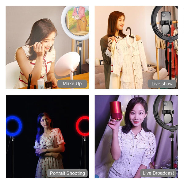 10.2 Inch Marquee Led Beauty Light With Tripod And Remote Control For Video Photography Other Lighting & Studio