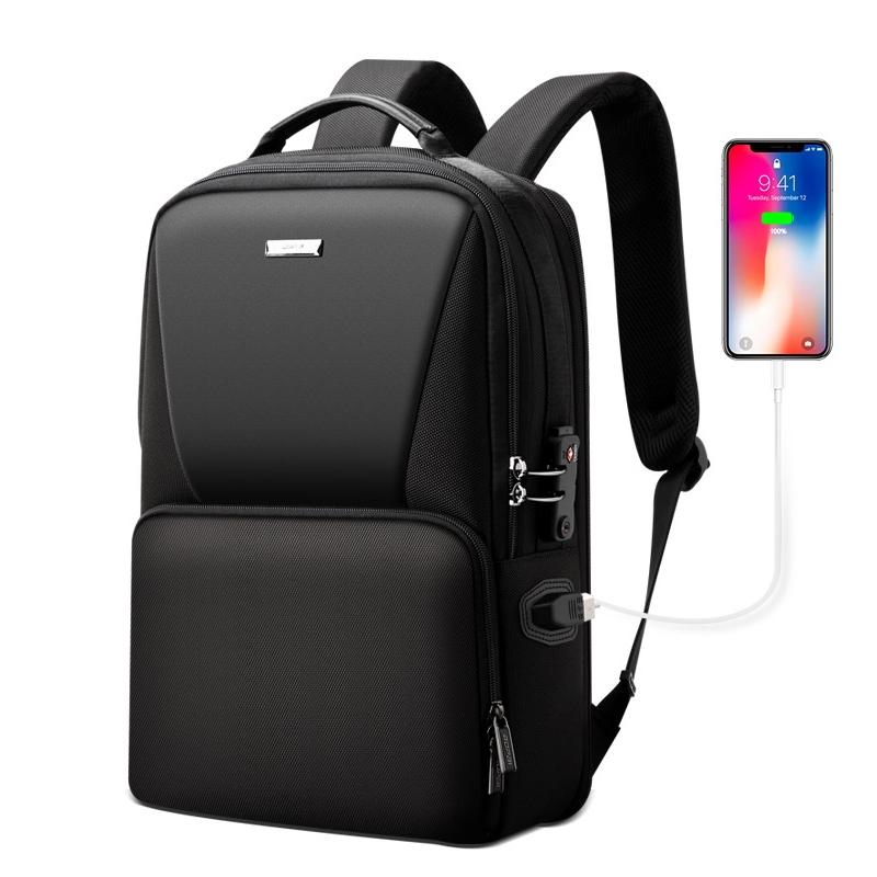 Anti Theft Waterproof Business Backpack For Travel 30X15x44cm In Black Backpacks