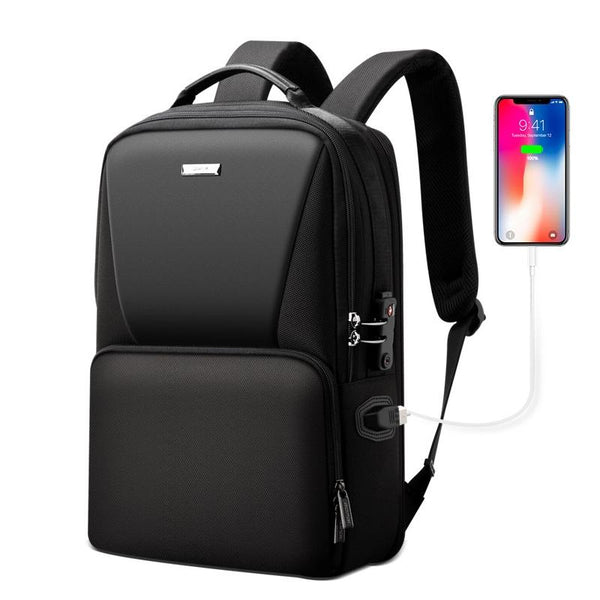 Anti Theft Waterproof Business Backpack For Travel 30X15x44cm In Black Backpacks