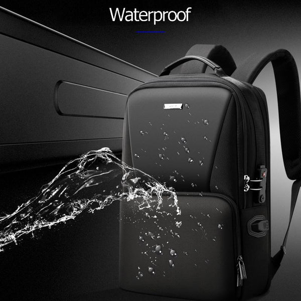 Anti Theft Waterproof Business Backpack For Travel 30X15x44cm In Black Backpacks