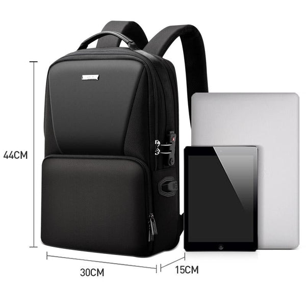 Anti Theft Waterproof Business Backpack For Travel 30X15x44cm In Black Backpacks