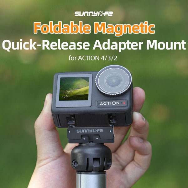Magnetic Adapter Mount For Dji Action Cameras Compatible With 2 3 And 4 Other Camera & Photo Accs