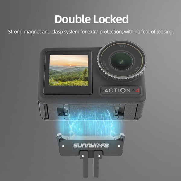 Magnetic Adapter Mount For Dji Action Cameras Compatible With 2 3 And 4 Other Camera & Photo Accs