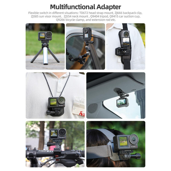 Magnetic Adapter Mount For Dji Action Cameras Compatible With 2 3 And 4 Other Camera & Photo Accs