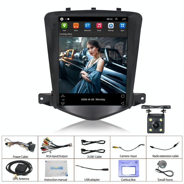 9.7 Inch Navigation System For Chevy Cruze + 4 Camera 2 32G Light Other Car Video