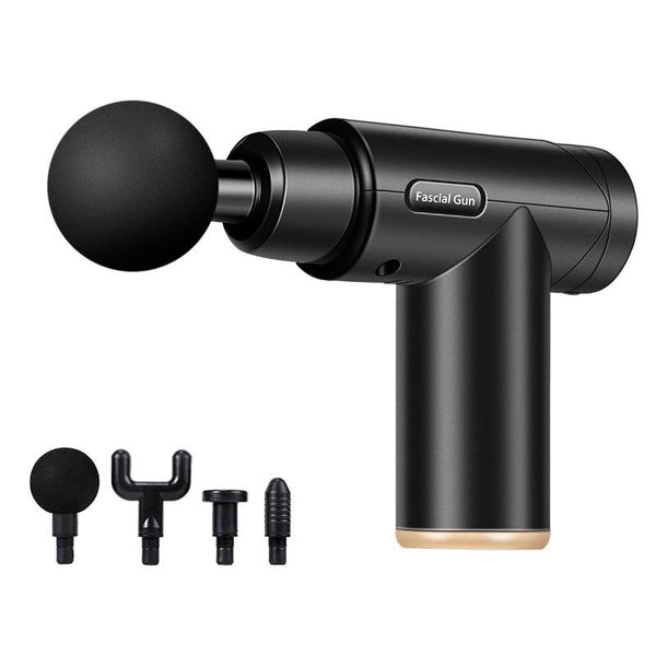 Electric Muscle Massager Mini Size Black For Health And Beauty Use Massagers