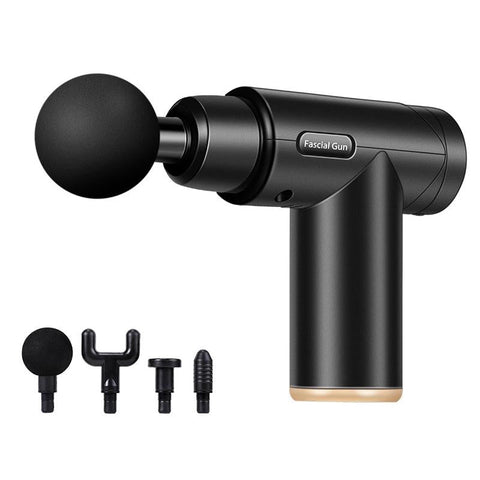 Electric Muscle Massager Mini Size Black For Health And Beauty Use Massagers