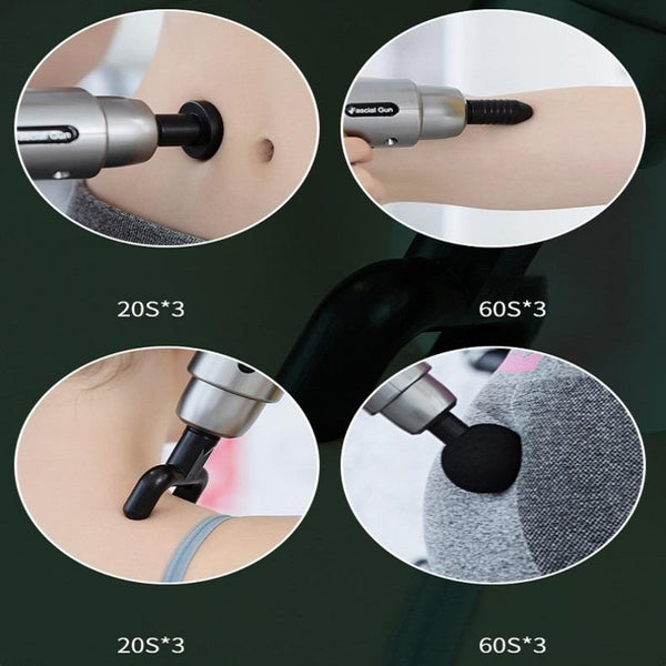 Electric Muscle Massager Mini Size Black For Health And Beauty Use Massagers