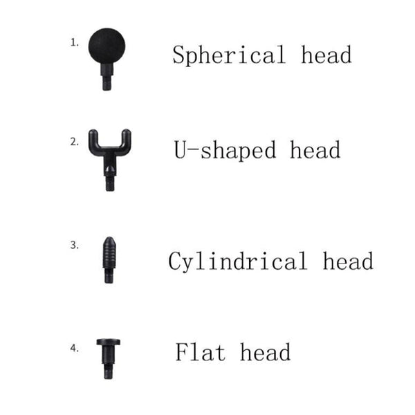 Electric Muscle Massager Mini Size Black For Health And Beauty Use Massagers