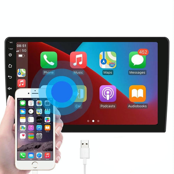 Universal Dual Spindle Car Navigator With Central Control Screen + Ahd Camera Other Car Video