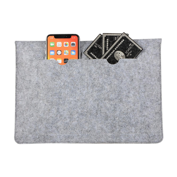 13 Inch Felt Computer Bag For Notebook Protection Grey Laptop Cases & Bags