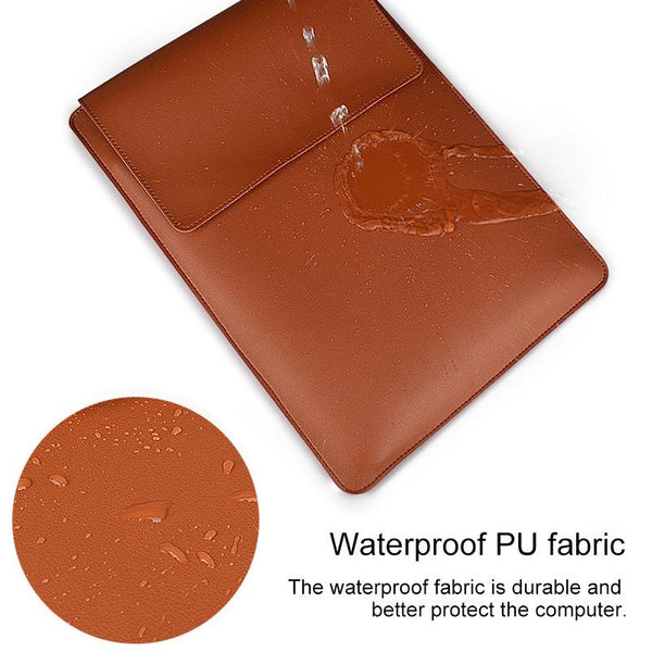 14.1 Inch Laptop Sleeve Leather Carrying Bag Yellow Laptop Cases & Bags