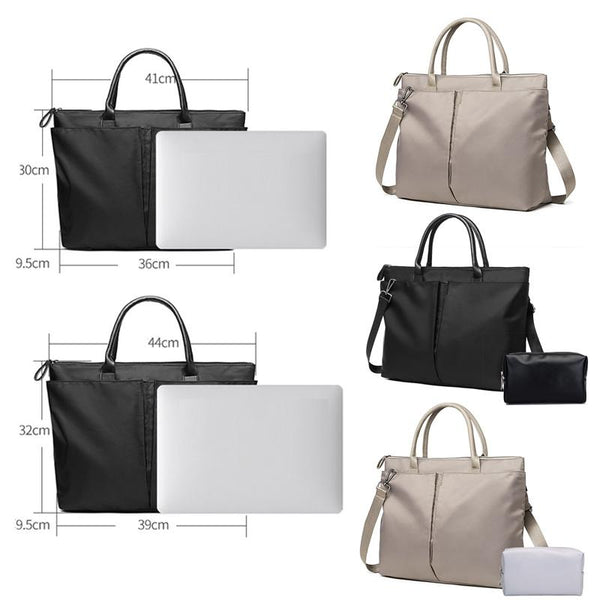Large Dual Purpose Business Briefcase Handbag / Shoulder Bag For Laptops Black Bags